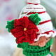 MK Poinsettia, crochet master class, Christmas tree toy. Knitting patterns. Natalya Spiridonova. Online shopping on My Livemaster.  Фото №2