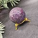Lepidolite is a natural ball . Sphere. Stone amulet talisman. Ball. Iz kamnej. Online shopping on My Livemaster.  Фото №2