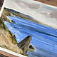 'Crimea' watercolor painting (landscape, sea). Pictures. 'More vnutri' Nadezhda. Ярмарка Мастеров.  Фото №5