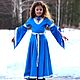 Dress elven Princess (turquoise-silver), Carnival costumes for children, Voronezh,  Фото №1