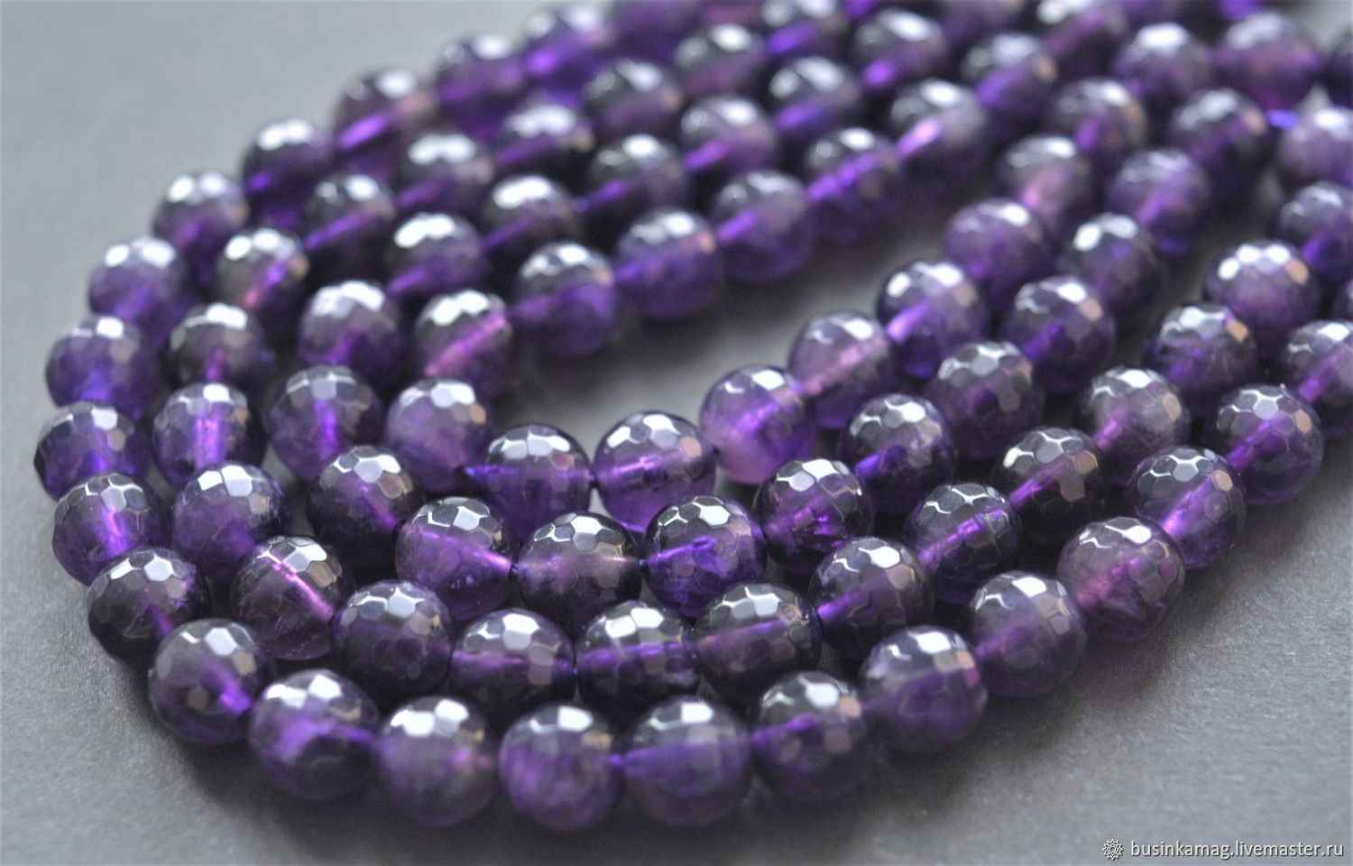 Amethyst waist beads