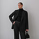 Double-breasted striped jacket (black), Suit Jackets, Moscow,  Фото №1