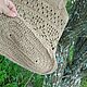 Beach bag with wooden handles made of jute. Beach bag. Ekostil. Online shopping on My Livemaster.  Фото №2