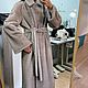 Экошуба под ледяную куницу. Шубы. RomanovaFurs. Интернет-магазин Ярмарка Мастеров.  Фото №2