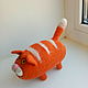 Cat Baton, felted. Felted Toy. lilu. Online shopping on My Livemaster.  Фото №2