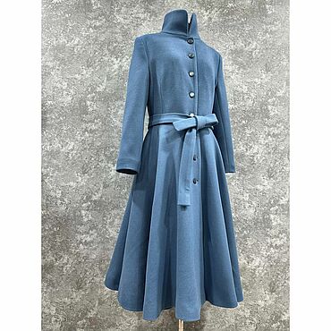 Одежда ручной работы. Ярмарка Мастеров - ручная работа Пальто-платье Рэтро. Handmade.