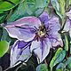 Oil painting Magnificent clematis. Pictures. Dubinina Ksenya. My Livemaster. Фото №4