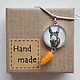 Donkey and carrot pendant. Pendants. Linda (LKdesign). My Livemaster. Фото №4