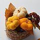 Pumpkin knitted decorative, Interior elements, Tyumen,  Фото №1
