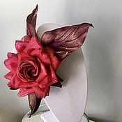 Цветы и флористика handmade. Livemaster - original item Rose of silk Anna. Handmade.