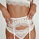 Комплект: Ажурный 3 в одном. Комплекты белья. Natali Lingerie / Нижнее бельё ручной работы!. Интернет-магазин Ярмарка Мастеров.  Фото №2