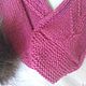 Wool socks - cranberry. Socks. Yuliya knitting. My Livemaster. Фото №5