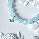Faceted sky bracelet, aquamarine, silver. Bead bracelet. PANDA Stories Store. Online shopping on My Livemaster.  Фото №2