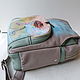 Order Leather backpack with custom painting. Innela- авторские кожаные сумки на заказ.. Livemaster. . Backpacks Фото №3