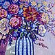  Oil painting ' Decorative bouquet', Pictures, Moscow,  Фото №1