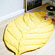 Order Play Mat-bench 'Leaf' yellow. Bubblebombon. Livemaster. . Floor mats Фото №3