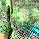 Валяная блузка Ботаника. Большой размер. Блузки. Ирина Аллаярова. Ярмарка Мастеров.  Фото №5