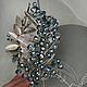 Order Tiara silver blue. Wedding tiara. Анна Ефимова (Anna_Tiara) (stylishdetails). Livemaster. . Bridal Tiara Фото №3