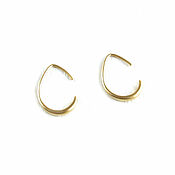 Украшения handmade. Livemaster - original item Earrings small oval 