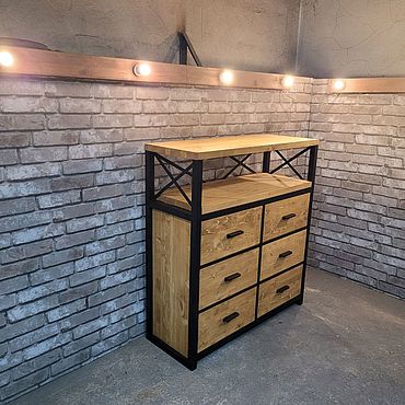 Комод в стиле лофт. EasyLOFT - мебель лофт по вашим размерам. Мебель ручной работы - Ярмарка Мастеров Мебель ручной работы. Ярмарка Мастеров - ручная работа Комод в стиле лофт. Handmade.