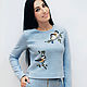 Warm embroidered suit 'birds-titties' suit with embroidery, Suits, Vinnitsa,  Фото №1