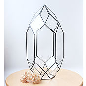 Цветы и флористика handmade. Livemaster - original item The Floriana. Geometric vase for orchidarium or bonsai. Handmade.