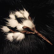 Кошелек из натуральной кожи на фермуаре №2.(черный)