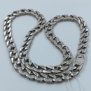 Серебряные мужские цепи панцирное плетение купить недорого в интернет-магазине TheOneBrilliant