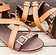 Womens sandals genuine leather Amazon. Sandals. KolibriLeather. Online shopping on My Livemaster.  Фото №2