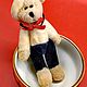 Винтаж: Мишка Матрос от Boyds Bears Co США миниатюра. Игрушки винтажные. Старая сказка. Ярмарка Мастеров.  Фото №4