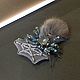 Brooch-pin:  ' Spider-a spider of blue mink'. Brooches. Ludmila (Ludmila-biser) (Ludmila-biser). My Livemaster. Фото №5