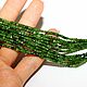 Хромдиопсид 2,2 мм нить 39см. Бусины. Beads. Интернет-магазин Ярмарка Мастеров.  Фото №2