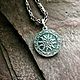 Thistle of happiness (Yarilo's turnover with Alatyr). Pendants. veseliy-viking. Online shopping on My Livemaster.  Фото №2