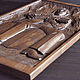  Vysotsky. Beech 100h60 cm, handmade. Panels. Unique items made of wood, handmade. My Livemaster. Фото №6