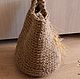 Order the basket purse is crocheted of jute.'' nafanya''. Ekostil. Livemaster. . Case Фото №3