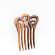 Comb for hair 'Plexus of roots'. Comb. OakForest Wooden Jewelry. Online shopping on My Livemaster.  Фото №2
