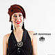 Hat Cloche 'English red'. Hats1. adis. Online shopping on My Livemaster.  Фото №2