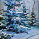 Pintura al óleo Navidad Nochebuena. Pictures. Dubinina Ksenya. Ярмарка Мастеров.  Фото №6