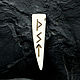 Victory Runes Bone Pendant- Runic Spell Thurisaz-Sowilo-Tiwaz, Pendants, Yalta,  Фото №1