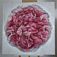 Order Painting 'Pink Peony' oil on canvas 100h100cm. vestnikova. Livemaster. . Pictures Фото №3
