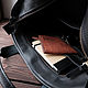 Shopping bag made of genuine leather with a zipper and a belt in black. Shopper. odalgoods (odalgoods). My Livemaster. Фото №6