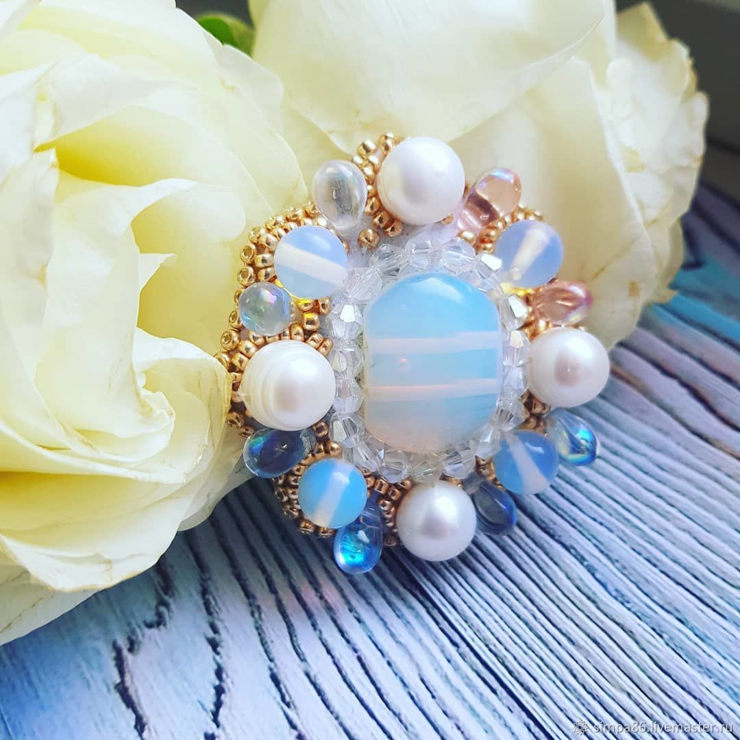лунный камень и жемчуг. браслет из барочного жемчуга. лунный жемчуг. бусы из опалита. колье из лунного камня.
