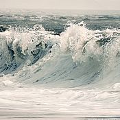 Картины и панно handmade. Livemaster - original item Photo painting sea landscape with waves, photo Picture for interior. Handmade.