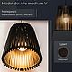 Люстра Мирах Double medium model V. Потолочные и подвесные светильники. Непросто I Мебель в стиле Loft. Интернет-магазин Ярмарка Мастеров.  Фото №2