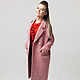 Coat Red and white wool from AMODAY. Coats. AMODAY. Online shopping on My Livemaster.  Фото №2