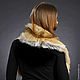 Scarf Red Fox. Collars. Fur495. My Livemaster. Фото №4