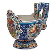 Русский стиль ручной работы. Ярмарка Мастеров - ручная работа Ковш "Георгиевский". Handmade.