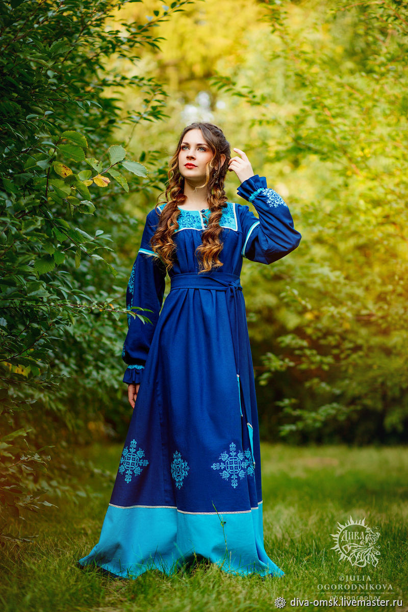 Платье В Старорусском Стиле Купить