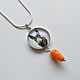 Donkey and carrot pendant. Pendants. Linda (LKdesign). Online shopping on My Livemaster.  Фото №2