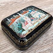 Для дома и интерьера handmade. Livemaster - original item A miniature box with a landscape .Suzdal. Handmade.